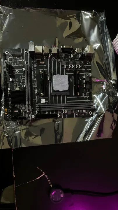 Kit placa mãe + processador  - Foto 2