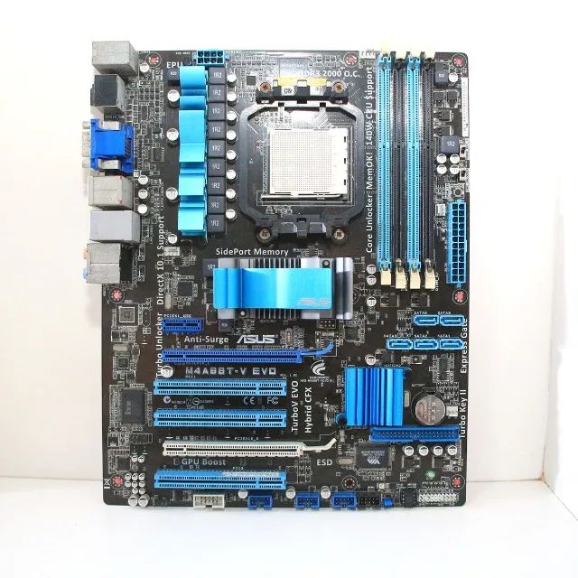 Placa Mãe ASUS M4A88T-V EVO para reparo - Foto 4