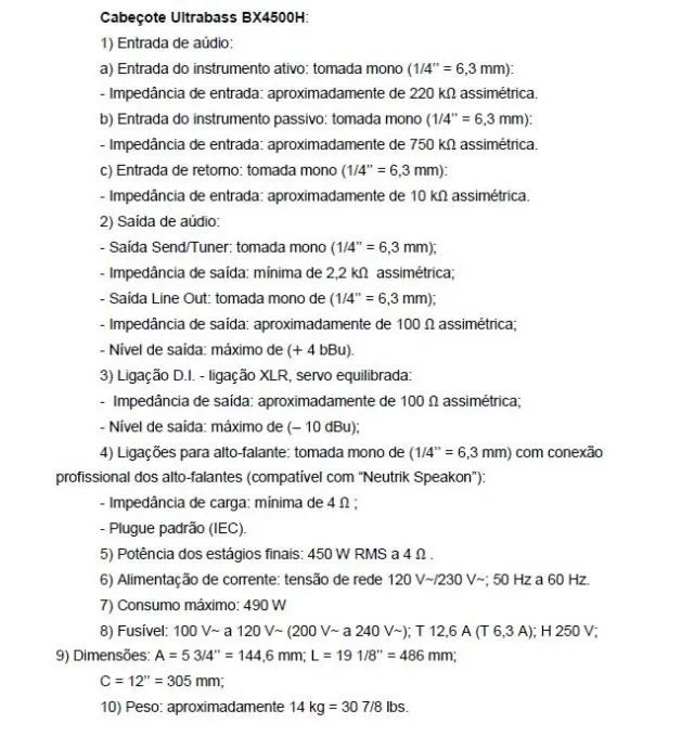 Amplificador Behringer - Foto 4