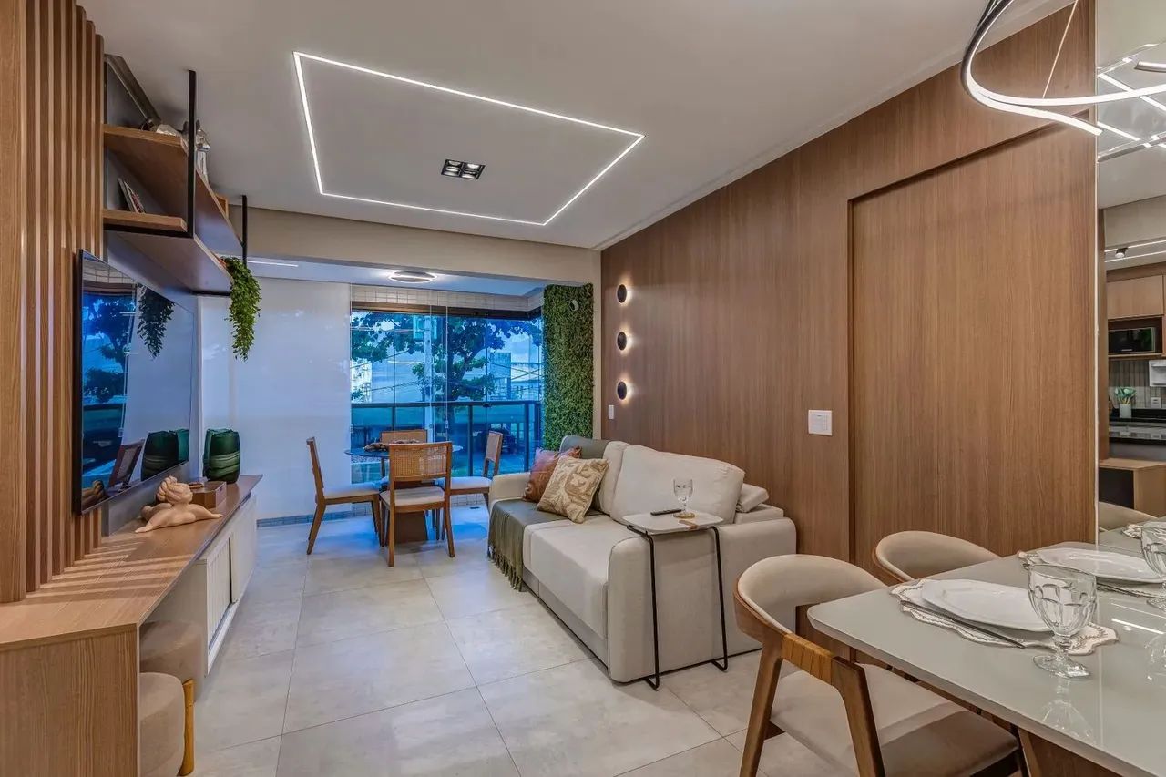 Apartamento 2/4 em 73m2 - Flamengo Privilege, Porteira Fechada