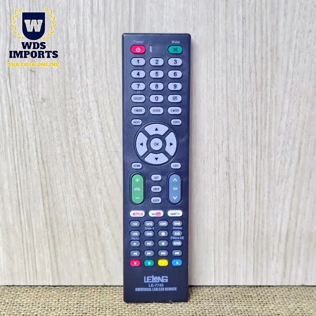 Controle Remoto Universal De Tv Led e Lcd - Lelong