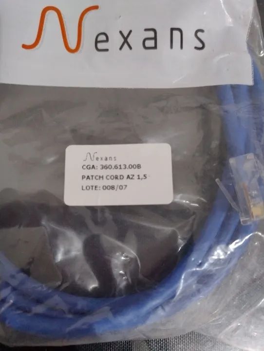 Cabo de Rede Patch Cord AZ 1.5 Metros - Foto 2