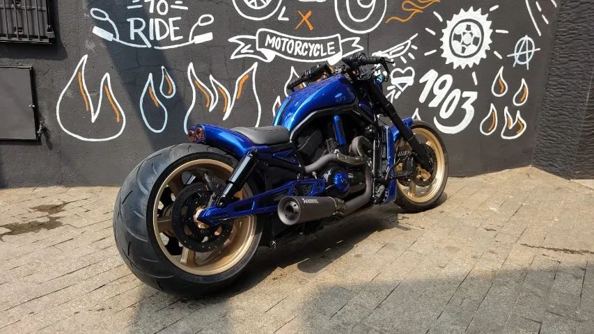 V-ROD MINUCIOSAMENTE CUSTOMIZADA, IMPECÁVEL E ÚNICA - Foto 5