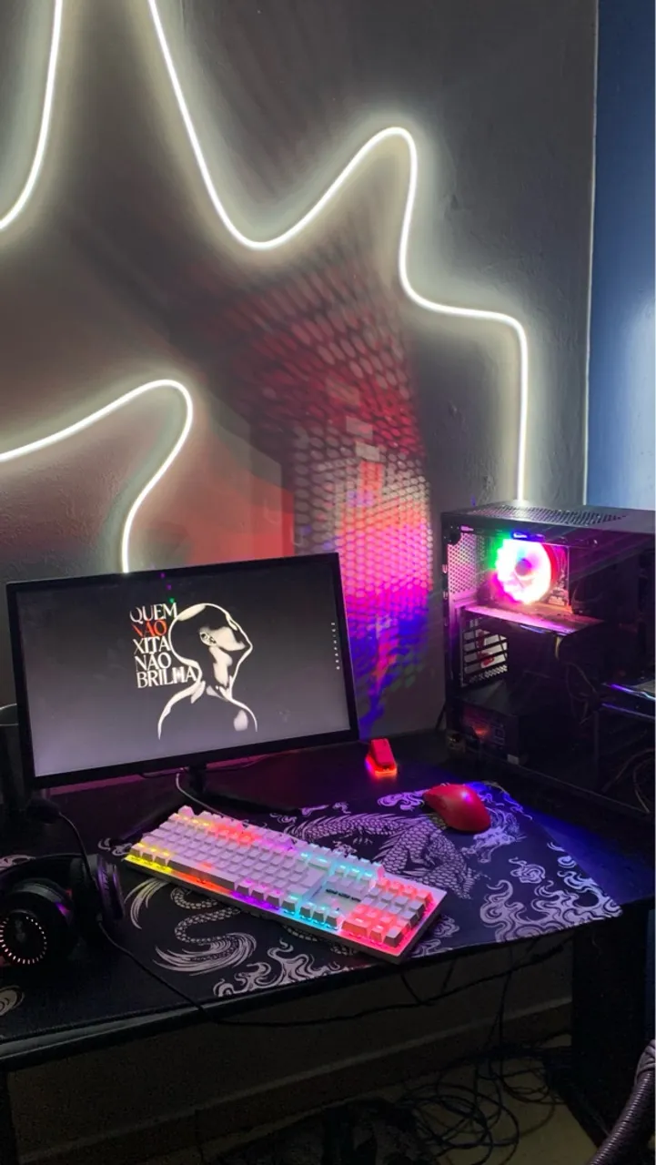PC Gamer Completo com RGB e Desempenho Impecável