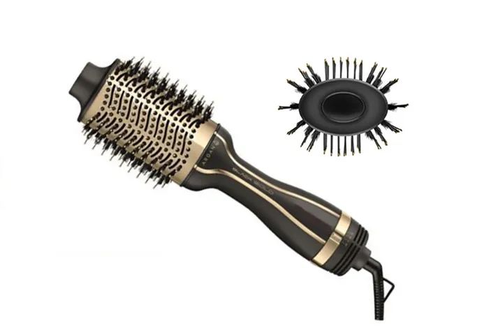 Escova Secadora e Modeladora Mondial Black Gold Argan Revestimento Cerâmico 1300W Bivolt