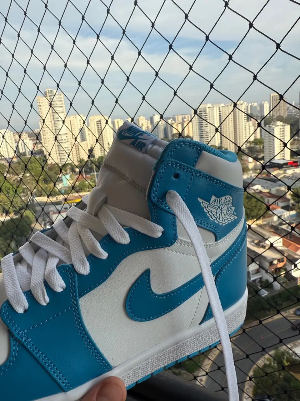 Air Jordan 1 High OG University Blue - 41BR - Foto 5