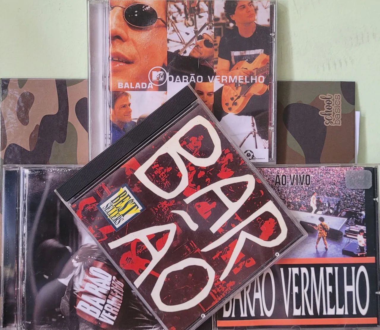 CDs Barão Vermelho ao vivo (lote)