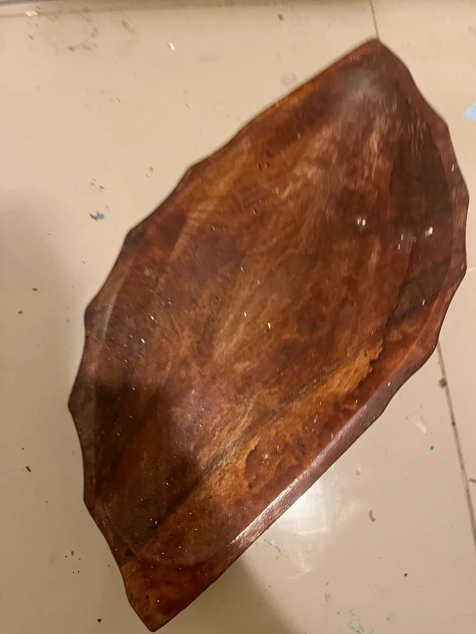 Gamela fruteira de madeira rústica  - Foto 2