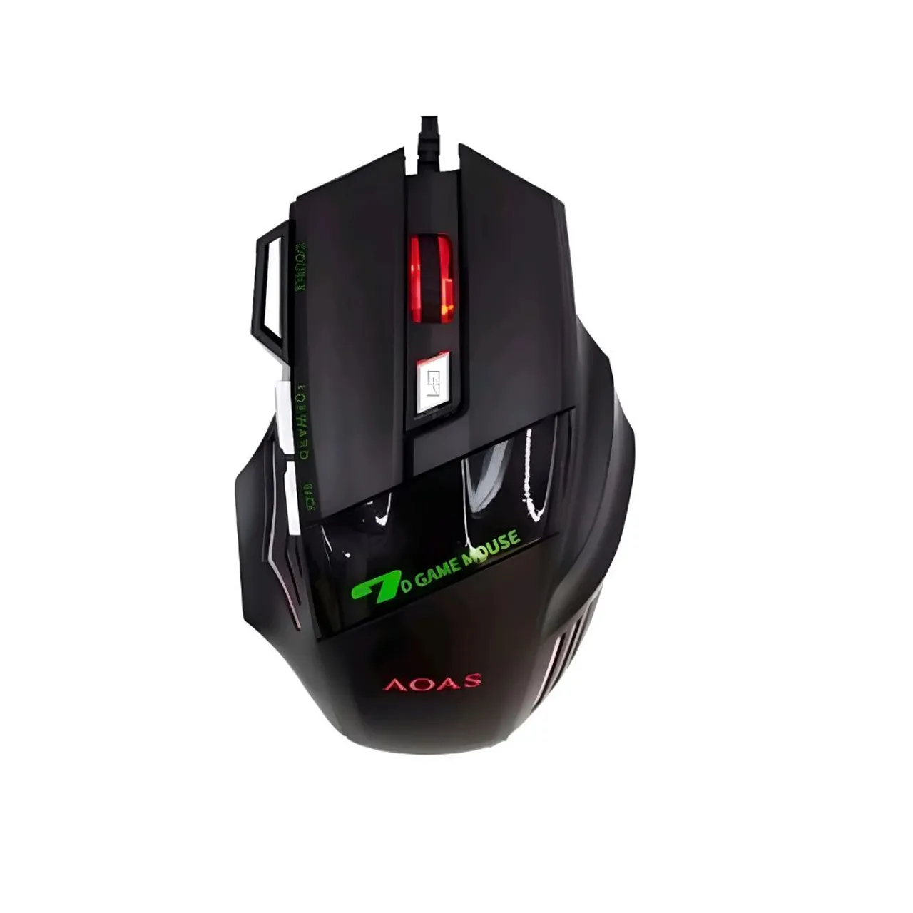 Mouse Gamer Laser X7 3200 dpi 7 Botões USB LED com Gatilho