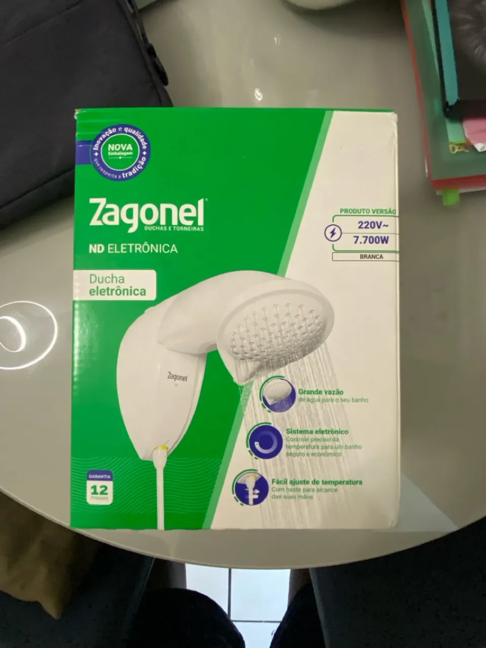 Ducha Elétrica Zagonel ND Eletrônica 220V 7700W