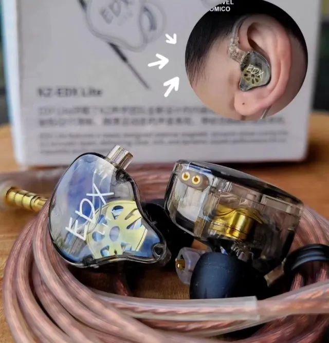Fones de Ouvido KZ EDX Lite original sem microfone- Novo lacrado
