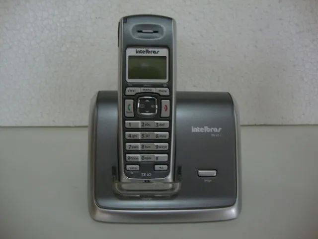 Aparelho Telefônico sem Fio Marca Intelbrás Modelo TS-62.