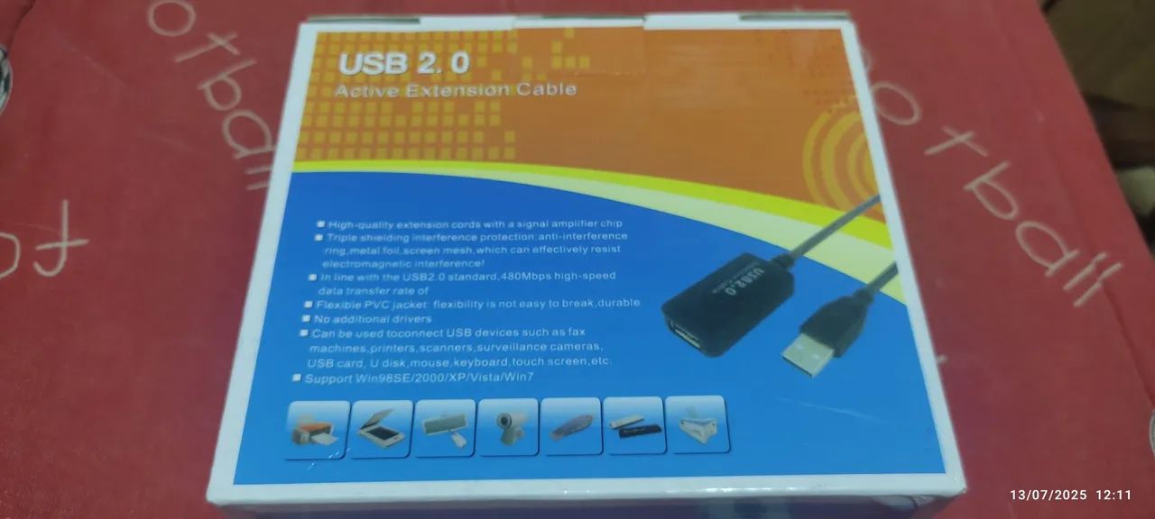 Cabo Extensor USB 2.0 - Foto 2