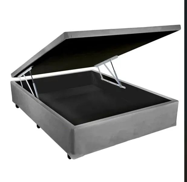 Cama Box Casal com Baú - Direto de Fábrica 