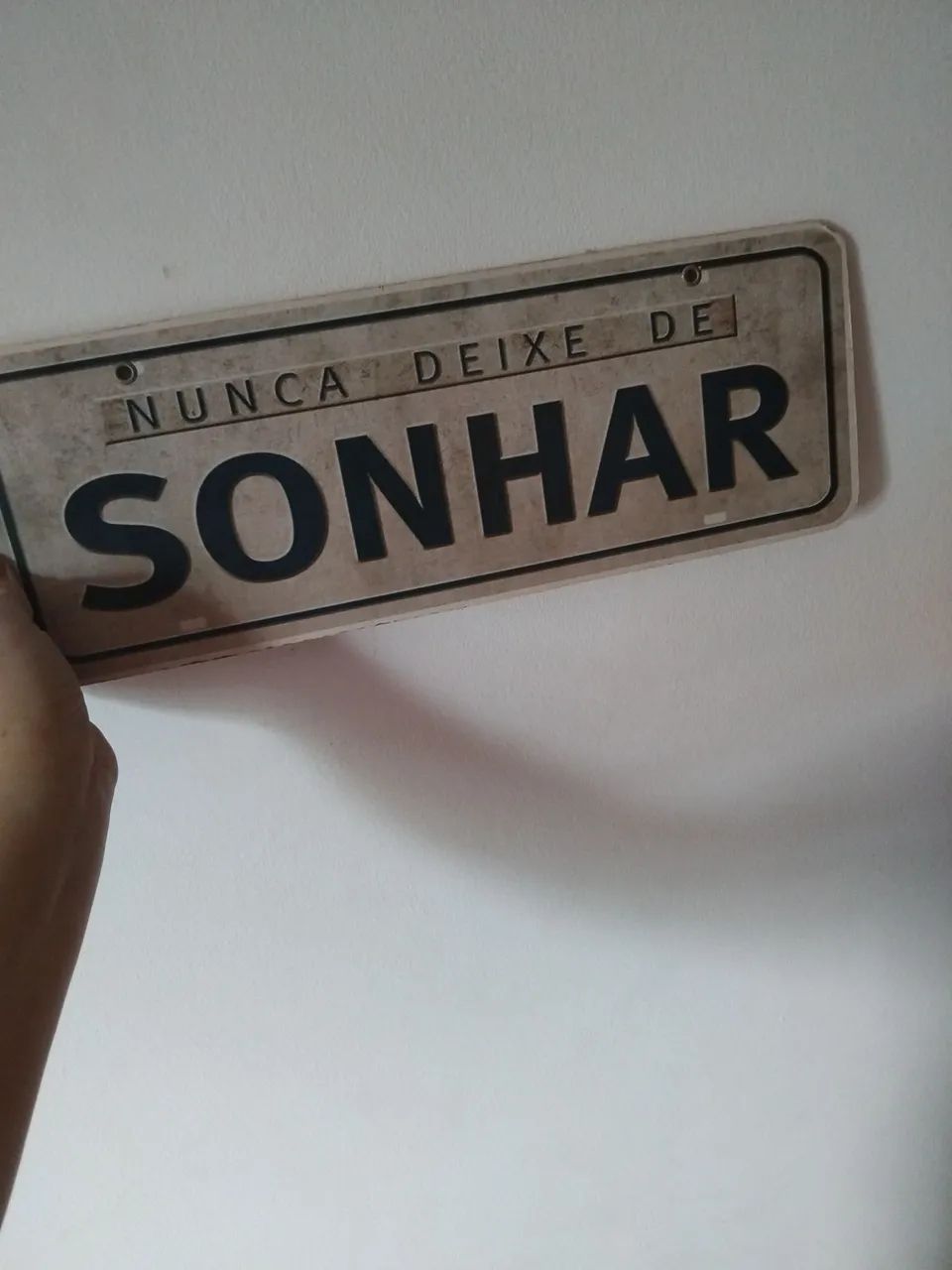 Placa "Nunca deixe de sonhar" - Foto 2