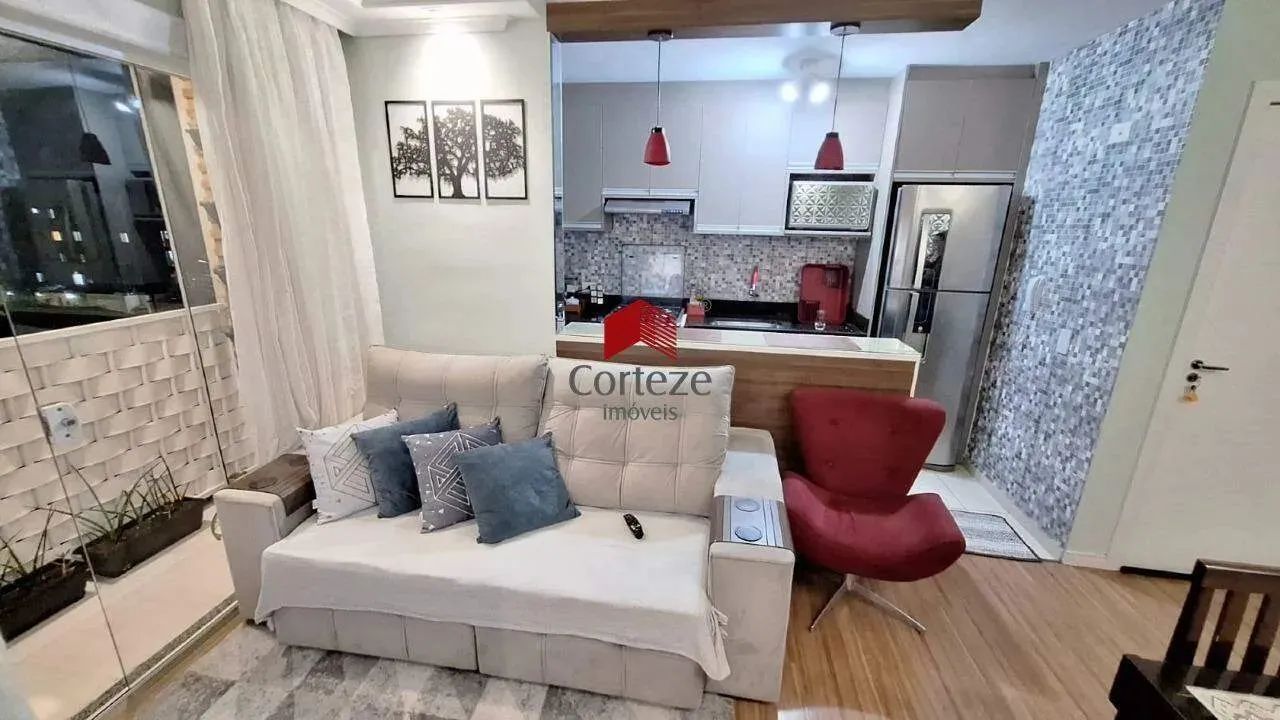 Apartamento com 46,98m² 2 quartos, à venda, no bairro Parque da Fonte em São José dos Pinh