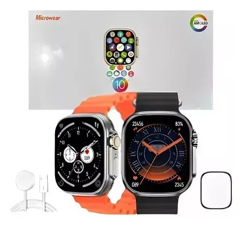 Smartwatch Series 10 Ultra W69+ Plus Nfc Super Amoled 2gb