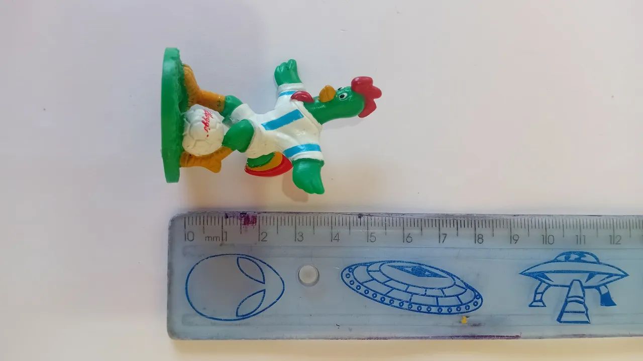 Lote 2 Bonecos antigo brinquedo coleção sucrilhos Kelloggs raridade - Foto 4