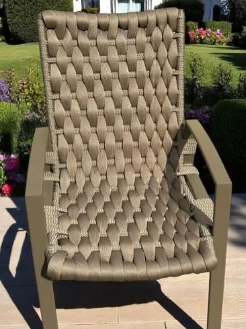 POLTRONA DE TRICÔ NÁUTICO