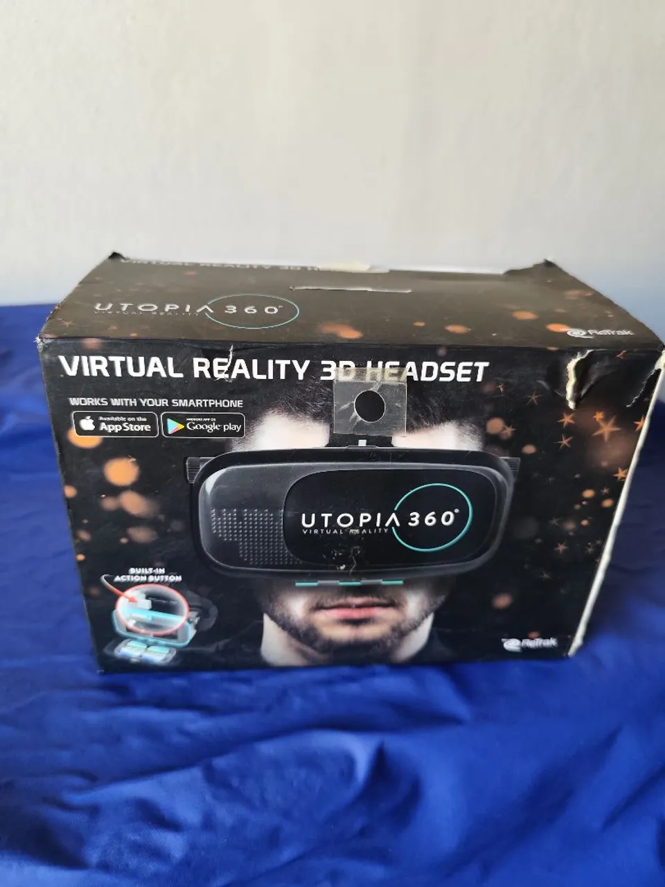 Headset óculos Realidade Virtual Utopia 360