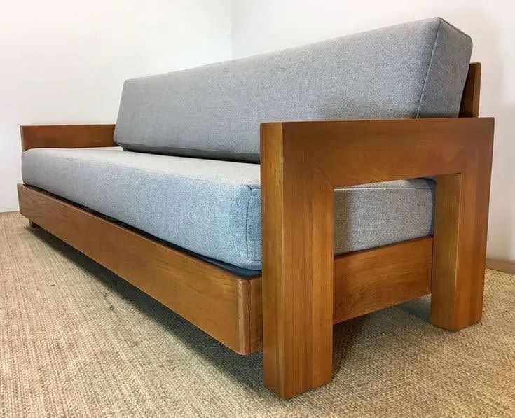 Sofá de Madeira Maciça 2 Lugares - Foto 2