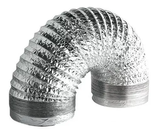 Dutos de ventilação em alumínio - 125mm