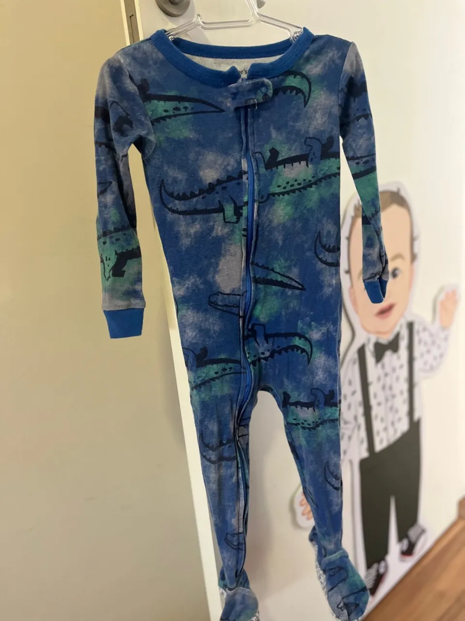 Macacão carters com estampa de jacaré