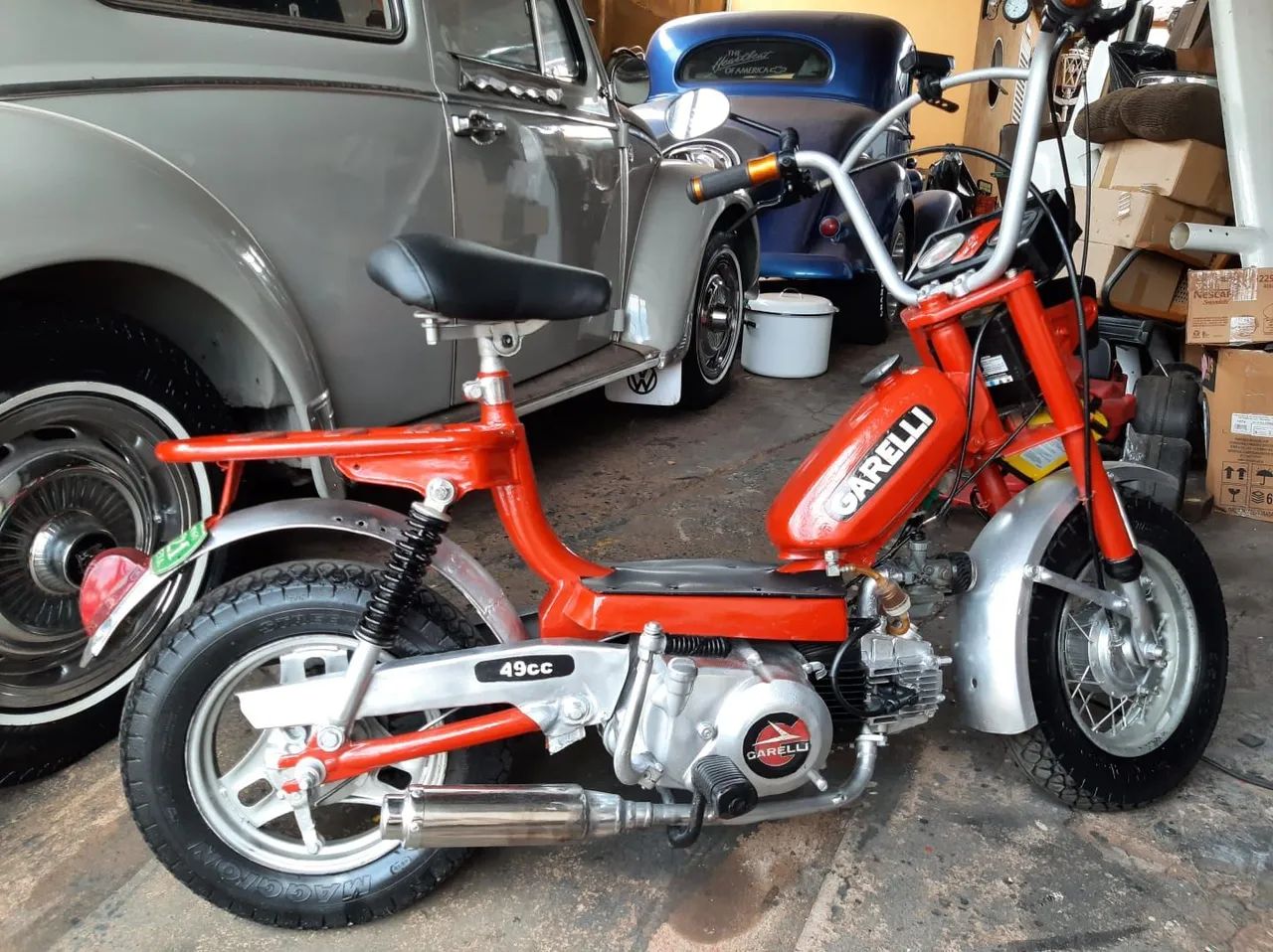 Garena Kátia anos 70 moto antiga Raridade
