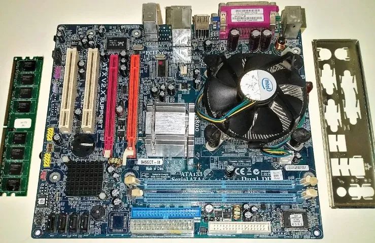 Placa Mãe + DUAL CORE CPU E2160 + 2gb Ram. (Usado)