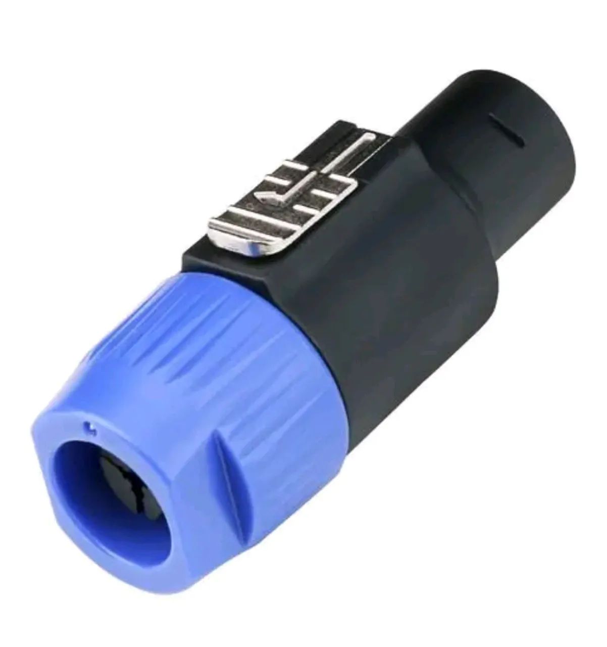 Conector Speakon Macho 4 polos - Azul Áudio,Som,Speaker