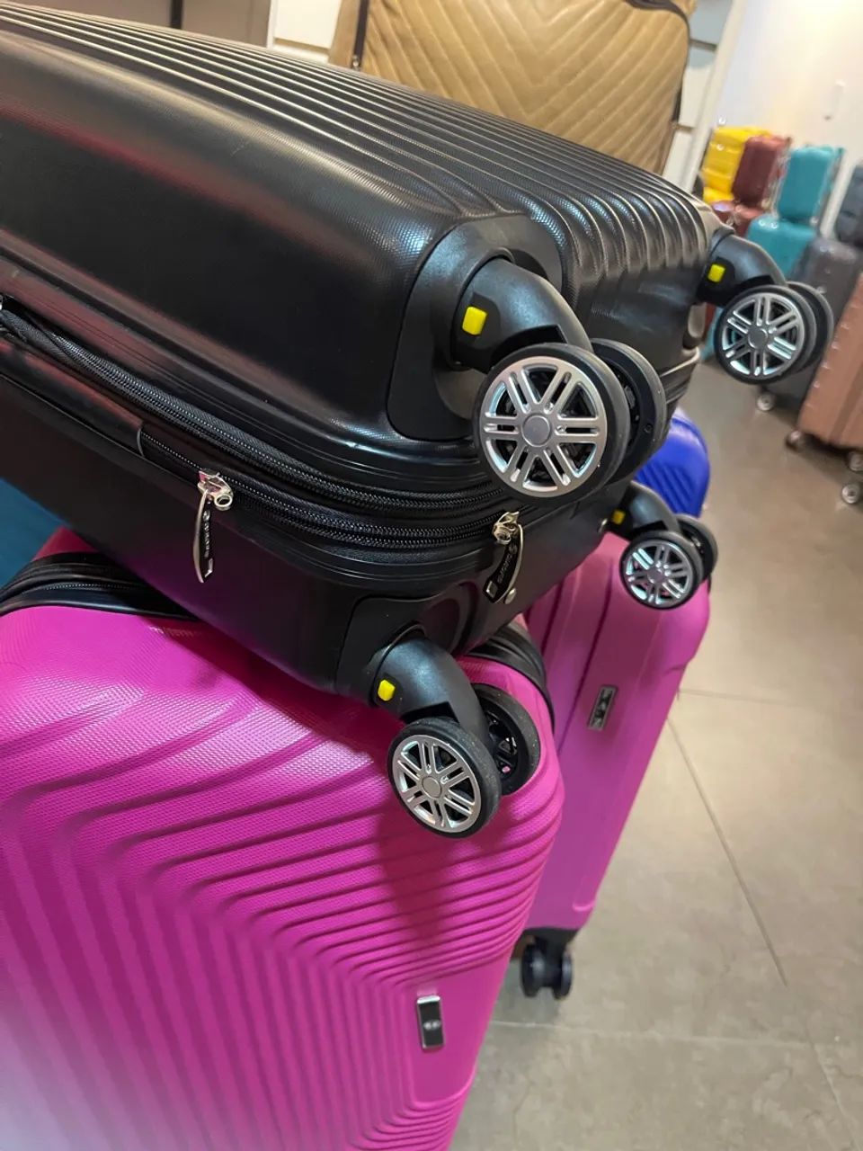 Mala de viagem nova, cores elegantes e design moderno - Foto 3