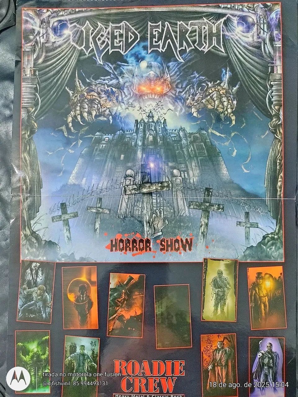 Posters da revista Roadie Crew. Bandas de rock variadas!  - Foto 5