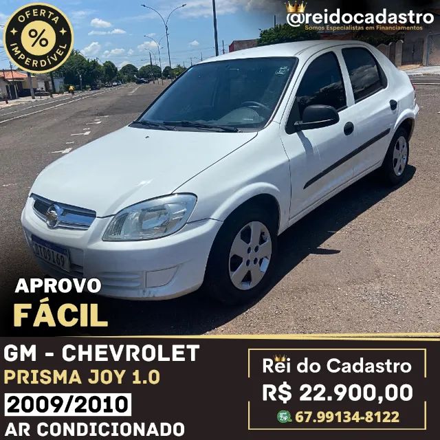 Prisma Joy 1.0 2009/2010 - Ar Cond.- R$ 22.900,00 - Ent. 3.000,00 +48X - Aprovo Fácil- Rei - Foto 3