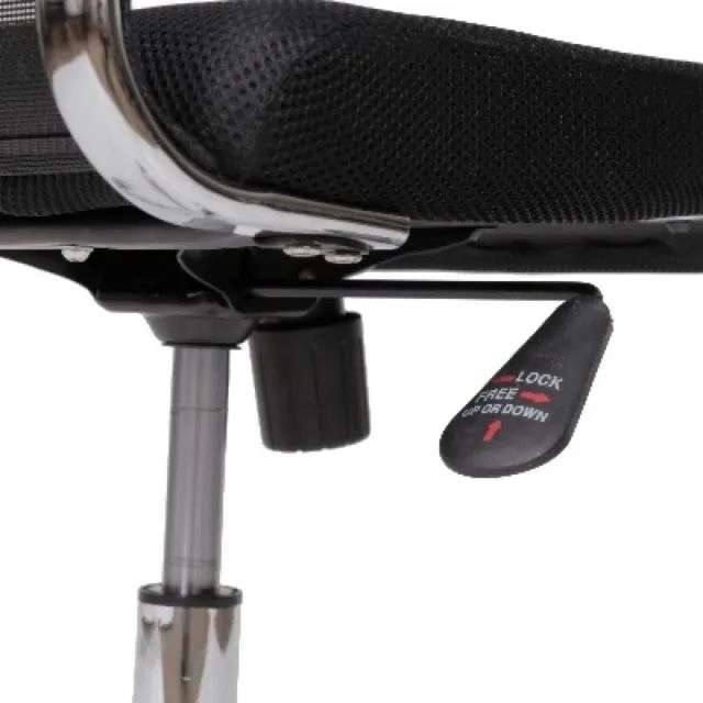 Cadeira Diretor Dubai Tela Mesh Cromada Ergonômica Giratória Super Confortável 31020 - Foto 3
