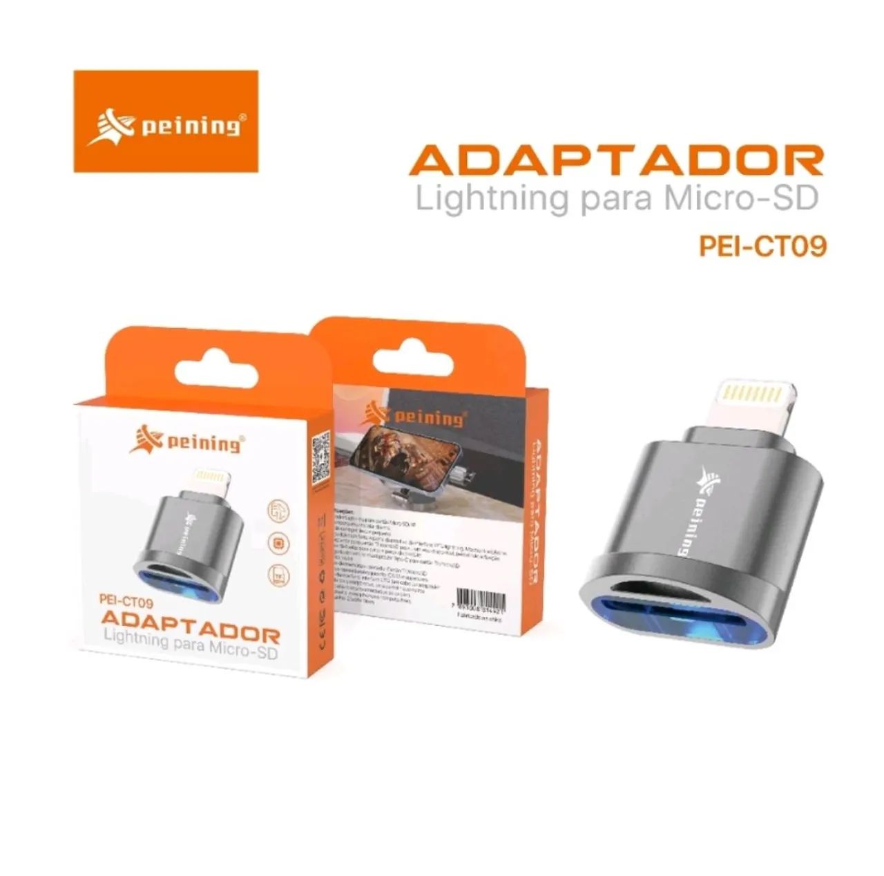 Leitor de Cartão SD para iPhone - Adaptador Lightning - Foto 2