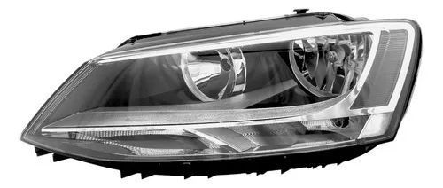 Farol Jetta 2011 2012 2013 2014 Esquerdo Sem Led  - Foto 2