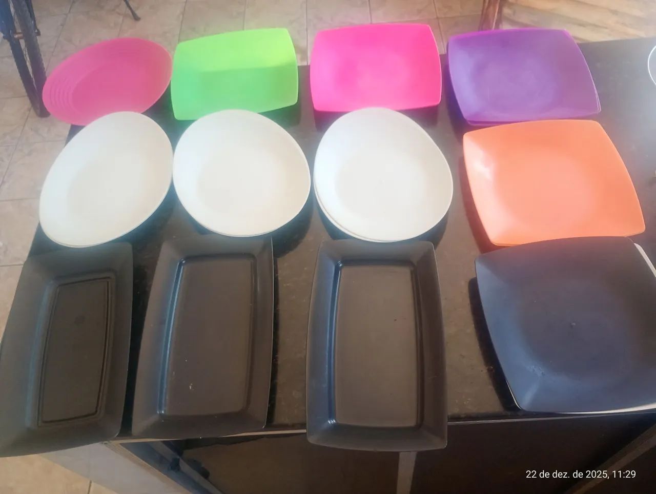 21 Bandejas Petisqueiras Lavável  Variadas 