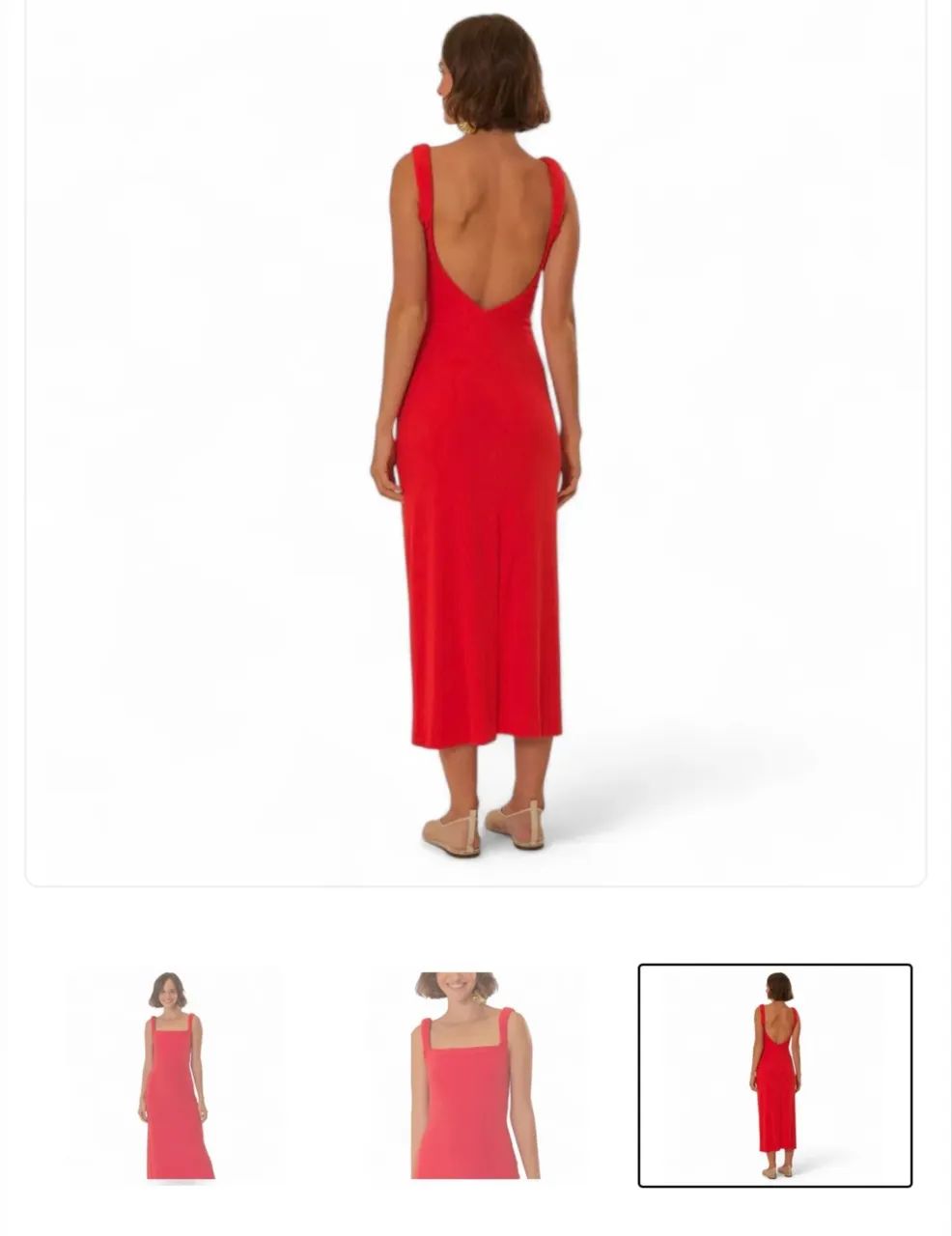 Vestido vermelho Farm  - Foto 2