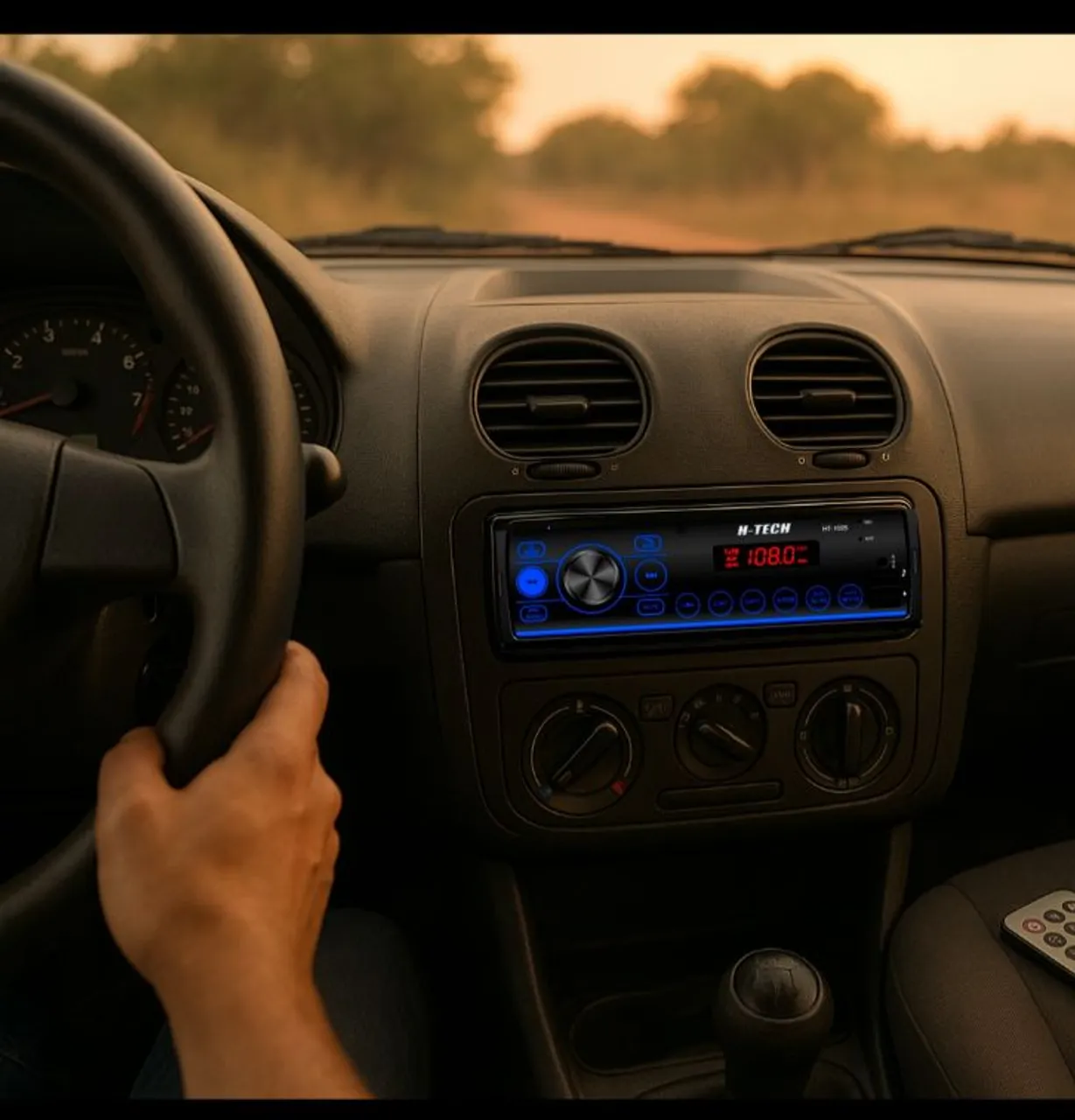 Som automotivo H-Tech - Novo
