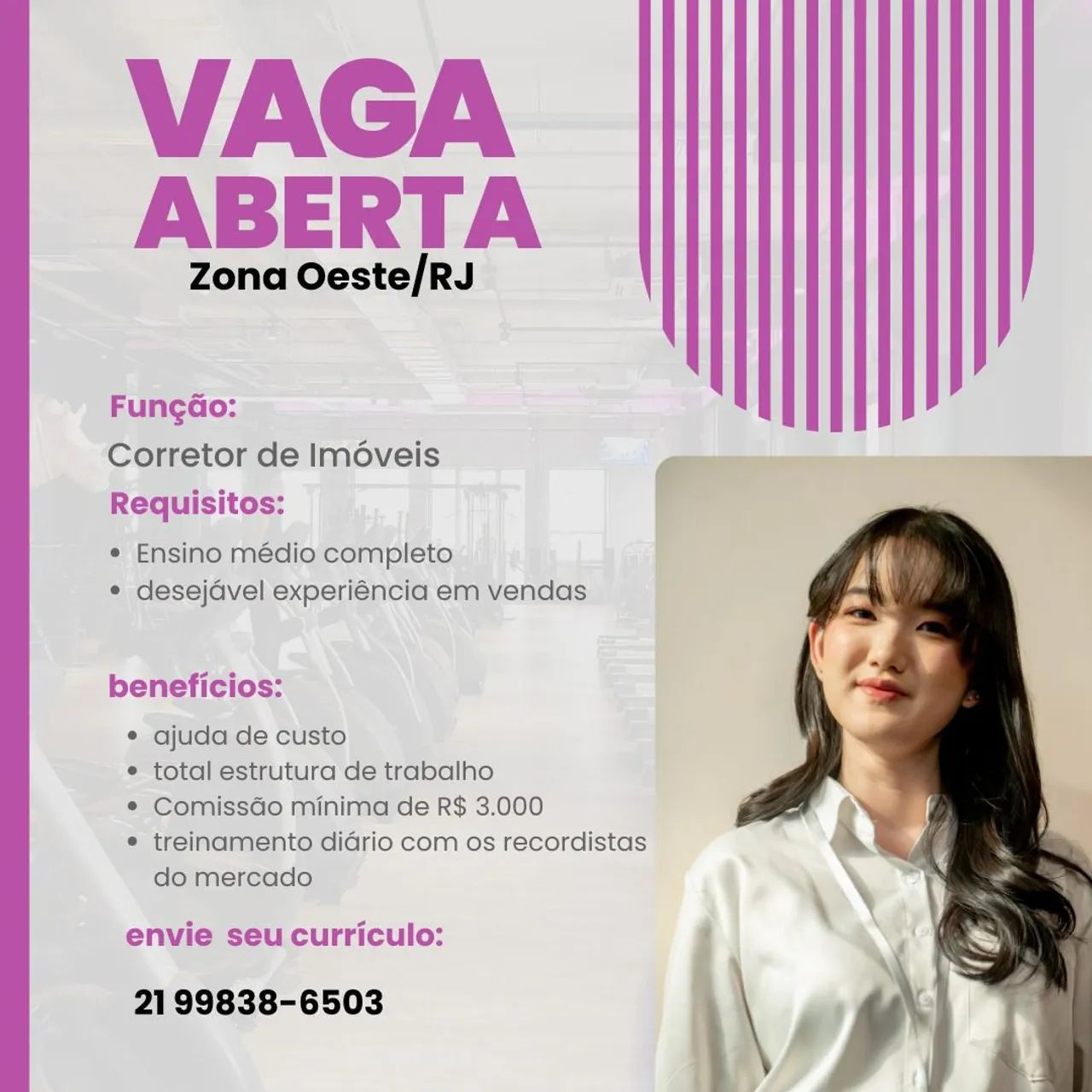 OPORTUNIDADE DE TRABALHO
