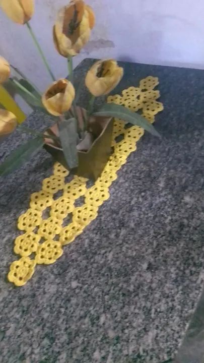 Caminho de mesa de Crochê