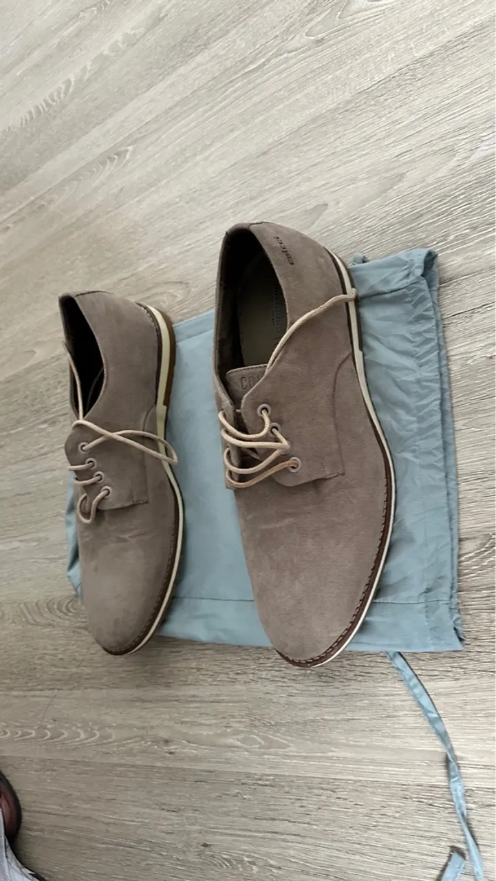 Sapatos Oxford de Camurça Cinza nobuck colcci
