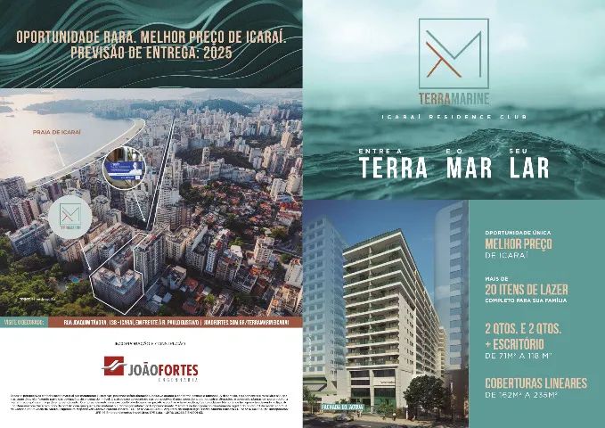 Terramarine Residence Club - Apartamentos de 2 e 3 quartos - Icaraí / Niterói