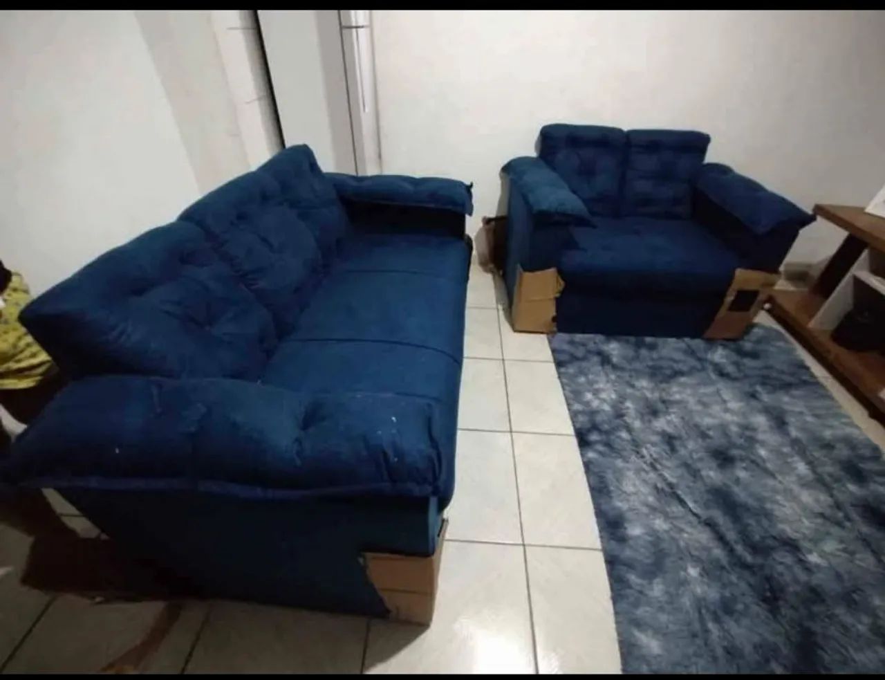 Sofá 2 e 3 lugares frete grátis  - Foto 3