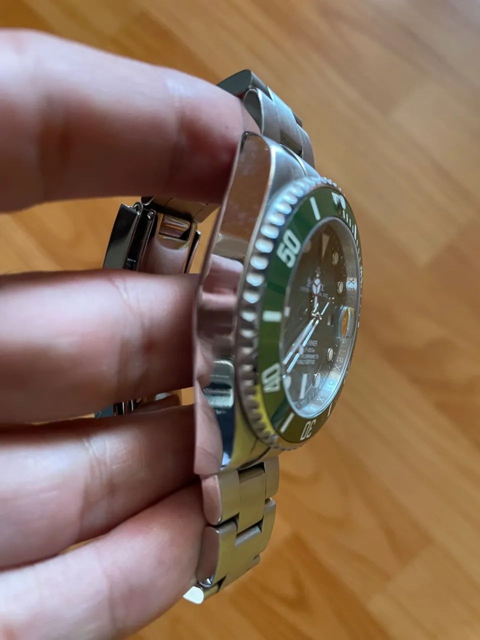 Relógio submariner ETA automático Hulk  - Foto 3