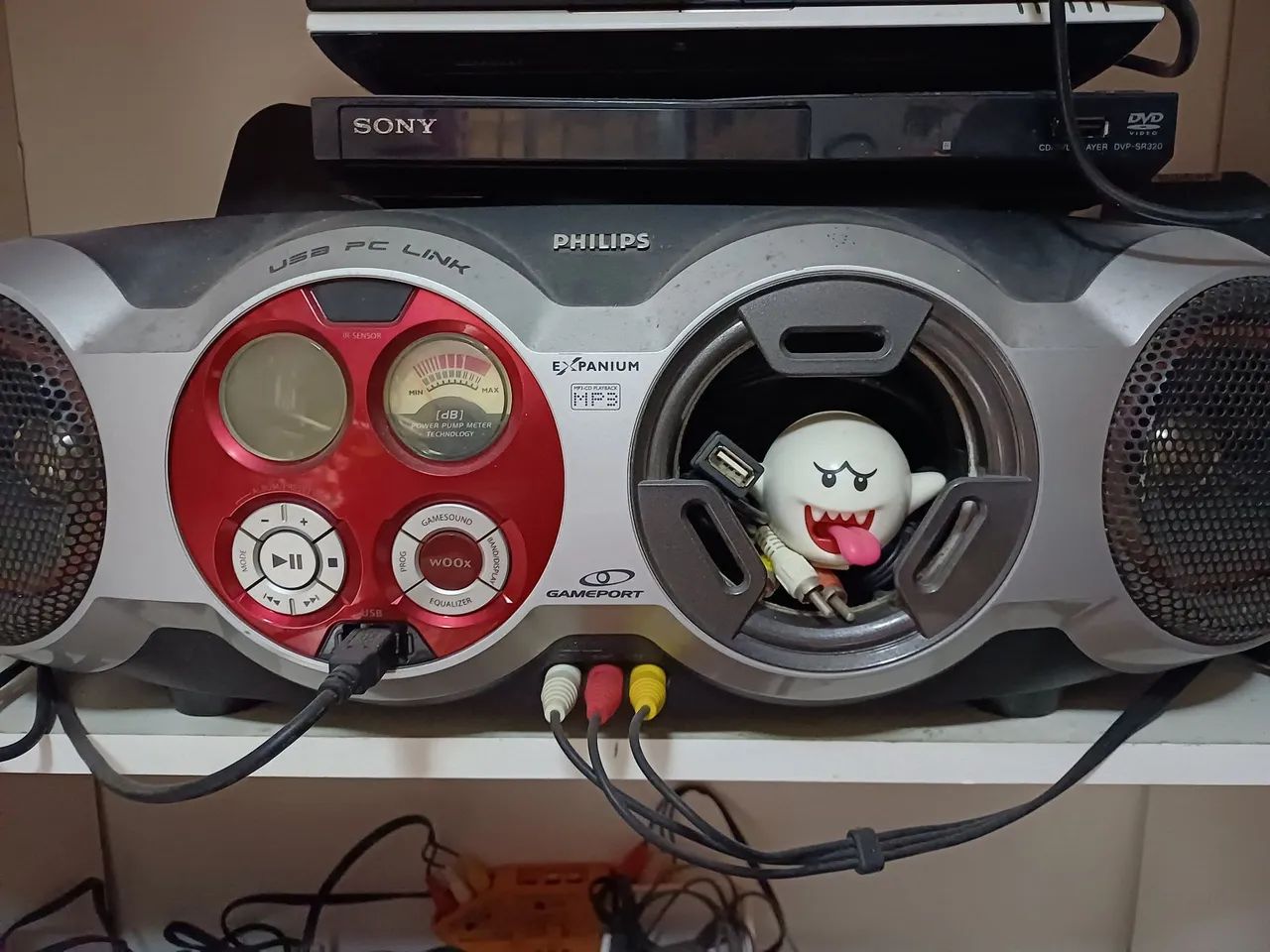 Som Philips com Bluetooth e MP3