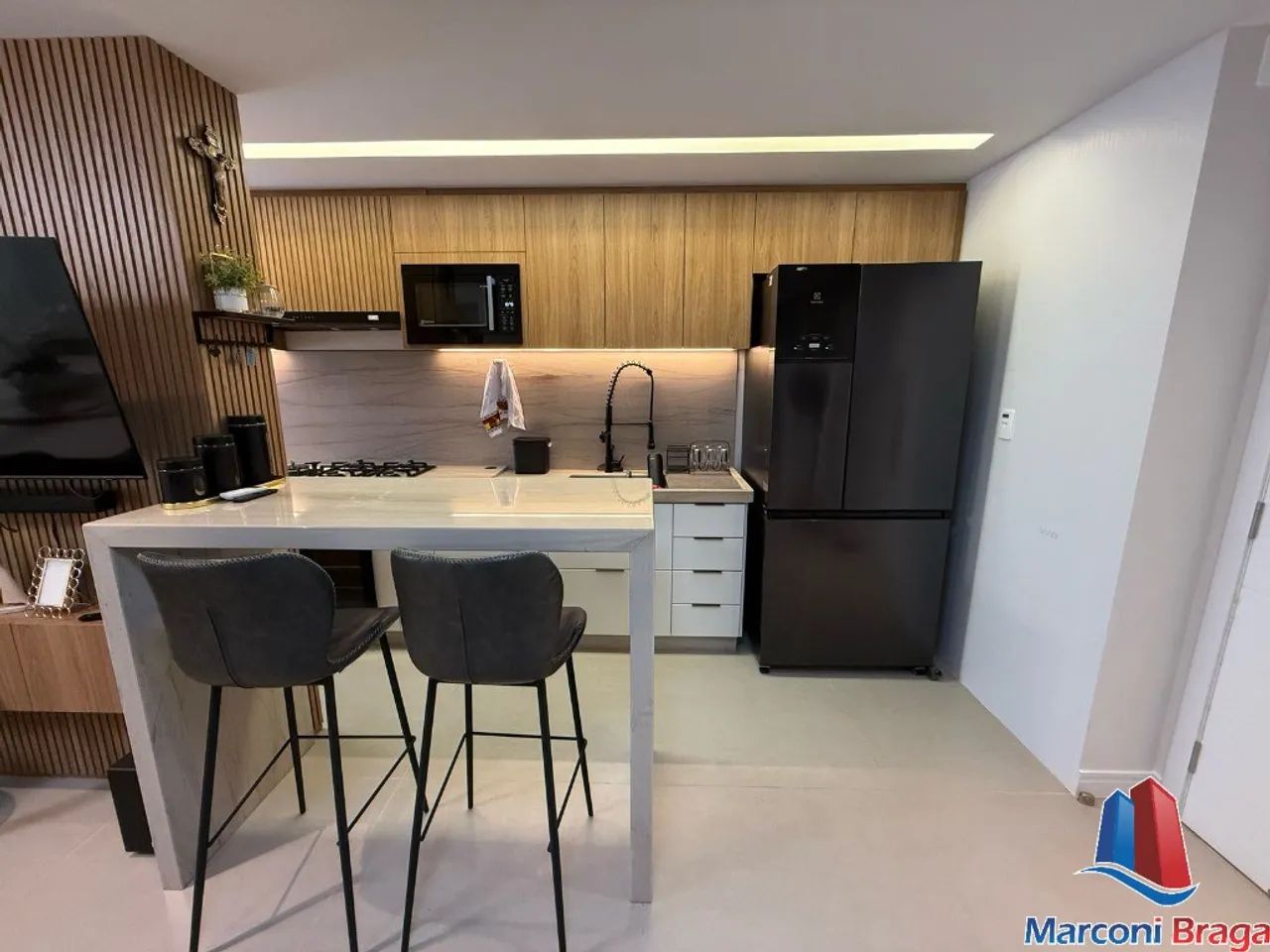 Imperdível apartamento à venda em Guarapari-ES, na Praia do Morro: 2 quartos, 1 suíte, 1 s - Foto 3