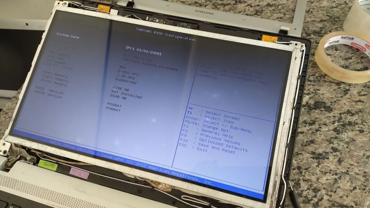 Tela lcd notebook Rv 411, 415, 419 ou 420 - Foto 2