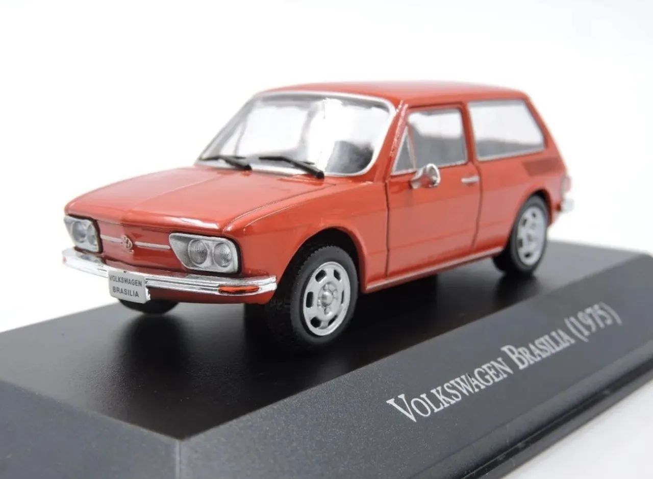 Miniatura Volkswagen Brasília 1975 inesquecíveis do Brasil  - Foto 3
