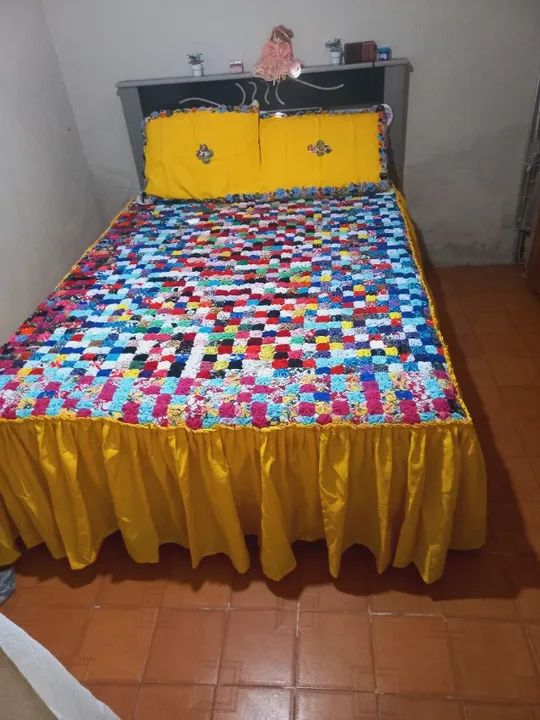 Cocha fuchico com fronhas - Foto 2